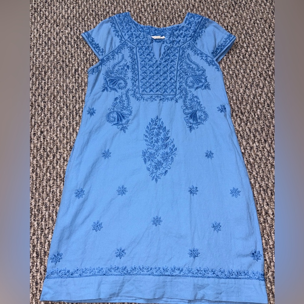 Roller Rabbit Blue Embroidered Dress - Picture 2 of 7